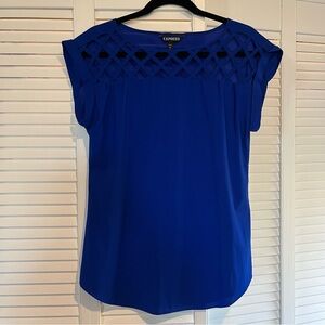 Express Women's Blouse with Lattice Detail